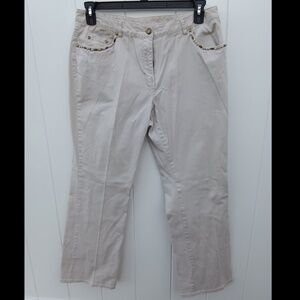 Ruby Rd. Very Light Tan / Beige Pants
